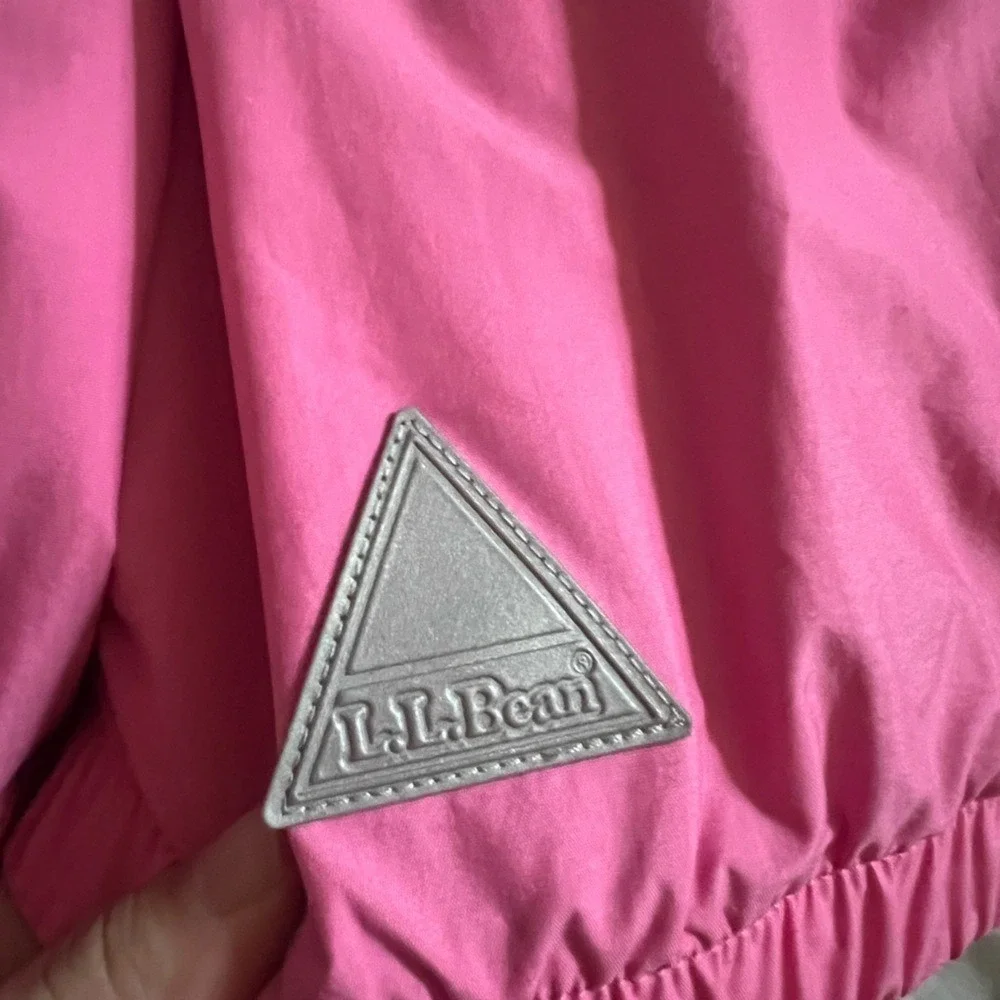 Girls Pink Large LL BEAN COAT 14/16 NWOT Valentines‎